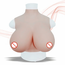Load image into Gallery viewer, Cotton Breast Forms Fake Falsies Artificial Boobs for Mastectomy Crossdresser Transvestite Sissy Drag Queen Cosplay Cross-dressing