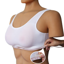 Load image into Gallery viewer, A-E Cup Drop-shaped False Breast with Underwear Suit Vest False Breast with Silicone Breast for Transgender Cosplay Transvestite