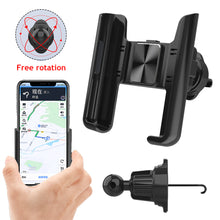 Load image into Gallery viewer, Universal Car Phone Holder 360° Rotation Stand for Cell Phone Gravity Auto Phone Holder In Car Air Vent Clip Mount GPS Support