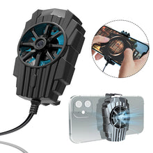 Load image into Gallery viewer, Universal Mini Mobile Phone Cooling Fan Radiator Turbo Hurricane Game Cooler Cell Phone Cool Heat Sink For IPhone/Samsung/Xiaomi