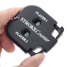 Load image into Gallery viewer, Two Digits Square Handy Golf Shot Count Stroke Putt Score Counter Scoring Keeper With Key Chain Golf Training Aids Golf Accessorie