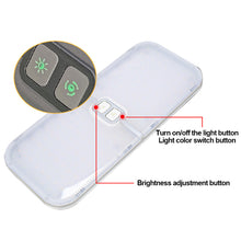Load image into Gallery viewer, 12-80V 204LEDs Car Light Automobile Lamp with 3 Colors Stepless Dimmable Brightness Adjustable RV Trailer Ceiling Lighting
