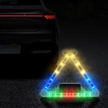 Load image into Gallery viewer, Car Solar LED Strobe Lights For Auto Emergency Grill Warning Lamp 18 LED Windshield Anti Collision Light Accessories