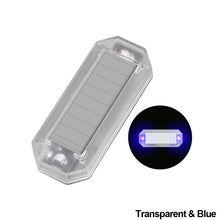 Load image into Gallery viewer, Solar Car LED Warning Light Night Ride Tail Light Anti-rear Strobe Light for Motorcycle Electric Vehicle Bicycle