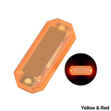 Load image into Gallery viewer, Solar Car LED Warning Light Night Ride Tail Light Anti-rear Strobe Light for Motorcycle Electric Vehicle Bicycle