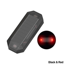 Load image into Gallery viewer, Solar Car LED Warning Light Night Ride Tail Light Anti-rear Strobe Light for Motorcycle Electric Vehicle Bicycle