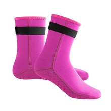 Load image into Gallery viewer, 3MM Surf Swimming Diving Non-Slip Warm Wear-Resistant Mid-Help Beach Socks Diving Socks Unisex XS-XXL