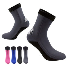 Load image into Gallery viewer, 3MM Thick Anti-Slip Anti-Cold Anti-Cut Diving Socks Swimming Beach Play Beach Socks Swimming Socks