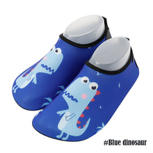 Load image into Gallery viewer, Children's outdoor beach shoes stick skin breathable soft sole diving shoes butterfly heel anti-cutting swimming shoes