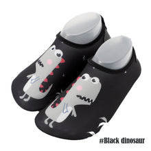 Load image into Gallery viewer, Children's outdoor beach shoes stick skin breathable soft sole diving shoes butterfly heel anti-cutting swimming shoes