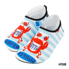 Load image into Gallery viewer, Children's outdoor beach shoes stick skin breathable soft sole diving shoes butterfly heel anti-cutting swimming shoes