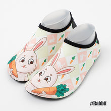Load image into Gallery viewer, Children's outdoor beach shoes stick skin breathable soft sole diving shoes butterfly heel anti-cutting swimming shoes