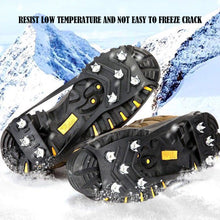 Load image into Gallery viewer, 1 Pair Snow Ice Climbing Crampons Outdoor Non-Slip 8 Teeth Light Snow Grab Shoe Nails Protection Shoe Cover