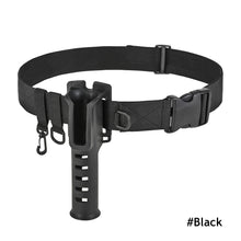 Load image into Gallery viewer, Portable Multi-Functional Fishing Rod Belt Support Waist Hanging Rod Barrel Fixer Fishing Tackle Hanging Buckle