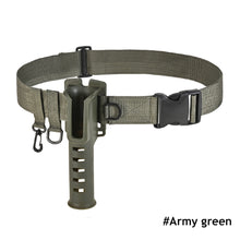 Load image into Gallery viewer, Portable Multi-Functional Fishing Rod Belt Support Waist Hanging Rod Barrel Fixer Fishing Tackle Hanging Buckle