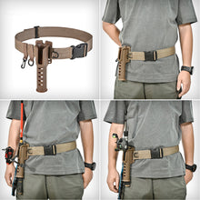 Load image into Gallery viewer, Portable Multi-Functional Fishing Rod Belt Support Waist Hanging Rod Barrel Fixer Fishing Tackle Hanging Buckle
