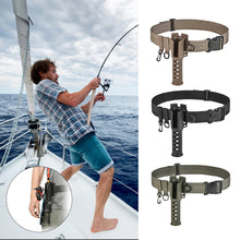Load image into Gallery viewer, Portable Multi-Functional Fishing Rod Belt Support Waist Hanging Rod Barrel Fixer Fishing Tackle Hanging Buckle