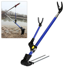 Load image into Gallery viewer, Stainless Steel Thickened Fishing Rod Bracket Dual-Purpose Fishing Bracket Fishing Box Ground Insert Bracket Fishing Supplies 1.7M/2.1M/2.4M