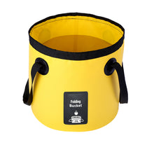 Load image into Gallery viewer, Pvc Folding Outdoor Bucket Portable Fishing Bucket Car Wash Bucket Camping Bucket Large Capacity Small Volume 10L/20L