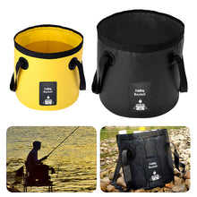 Load image into Gallery viewer, Pvc Folding Outdoor Bucket Portable Fishing Bucket Car Wash Bucket Camping Bucket Large Capacity Small Volume 10L/20L