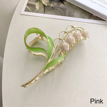 Load image into Gallery viewer, Bell Orchid Flower Hairpin Fashion Temperamental Flower Alloy Hair Clip Headdress Hair Accessories for Women