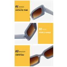 Load image into Gallery viewer, Retro Square Small Frame Sunglasses Unpolarized Personalized Sunglasses Fashion Colorful Outdoor Sunglasses