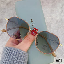Load image into Gallery viewer, Color Changing Anti Blue Light Glasses Fashion Polygonal Glasses Lightweight Comfortable Outdoor Sunglasses For Women