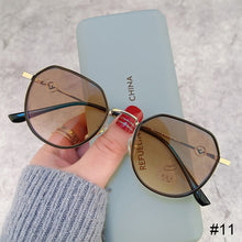 Load image into Gallery viewer, Color Changing Anti Blue Light Glasses Fashion Polygonal Glasses Lightweight Comfortable Outdoor Sunglasses For Women