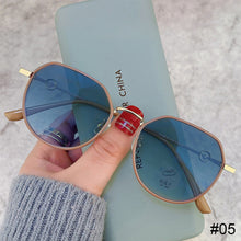 Load image into Gallery viewer, Color Changing Anti Blue Light Glasses Fashion Polygonal Glasses Lightweight Comfortable Outdoor Sunglasses For Women
