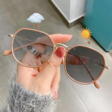 Load image into Gallery viewer, Color Changing Anti Blue Light Glasses Fashion Polygonal Glasses Lightweight Comfortable Outdoor Sunglasses For Women
