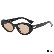 Load image into Gallery viewer, Retro Oval Frame Sunglasses Fashion Personalized Unpolarized Sunglasses Comfortable Outdoor Small Frame Sunglasses