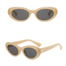 Load image into Gallery viewer, Retro Oval Frame Sunglasses Fashion Personalized Unpolarized Sunglasses Comfortable Outdoor Small Frame Sunglasses