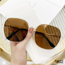 Load image into Gallery viewer, Fashion Large Frame Sunglasses Comfortable Unpolarized Sunglasses UV Protection Metal Frame Outdoor Sunglasses