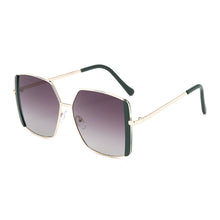 Load image into Gallery viewer, Personalized Polygonal Large Frame Sunglasses Metal Frame Unpolarized Sunglasses UV Protection Outdoor Sunglasses for Women