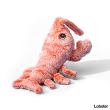 Load image into Gallery viewer, Jumping Lobster Cat Toys Interactive Electric Shark Toys Washable Cat Plush Toy With Catnip Vibration Sensor Cats Game Toy Kitten