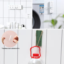 Load image into Gallery viewer, Wall Mounted Socket Holder Punch Free Plug Fixer Self-Adhesive Power Strip Holder Home Cable Wire Organizer Racks