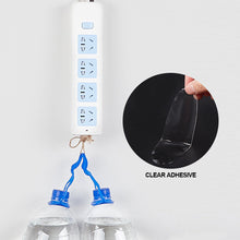 Load image into Gallery viewer, Wall Mounted Socket Holder Punch Free Plug Fixer Self-Adhesive Power Strip Holder Home Cable Wire Organizer Racks