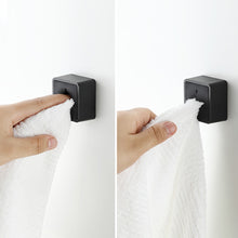 Load image into Gallery viewer, Wall Mounted Towel Plug Self Adhesive Towel Hook Holder Bathroom Towel Storage Rack Waterproof Kitchen Rag Dishcloth Clip Organizer