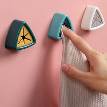 Load image into Gallery viewer, Wall Mounted Towel Plug Self Adhesive Towel Hook Holder Bathroom Towel Storage Rack Waterproof Kitchen Rag Dishcloth Clip Organizer