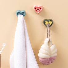 Load image into Gallery viewer, Wall Mounted Towel Plug Self Adhesive Towel Hook Holder Bathroom Towel Storage Rack Waterproof Kitchen Rag Dishcloth Clip Organizer