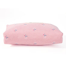 Load image into Gallery viewer, Flower Print Canvas Women Makeup Bag Portable Travel Wash Pouch Toiletries Organize Zipper Bag Cosmetic Bag