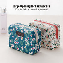 Load image into Gallery viewer, Large Opening Cosmetic Storage Bag Women Makeup Bag Portable Travel Wash Pouch Toiletries Organize Zipper Bag
