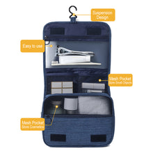 Load image into Gallery viewer, Travel Storage Bag Business Portable Wash Bag Foldable Hanging Bag Cosmestic Case Large Capacity Dry and Wet Seperation Bag