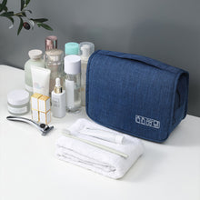 Load image into Gallery viewer, Travel Storage Bag Business Portable Wash Bag Foldable Hanging Bag Cosmestic Case Large Capacity Dry and Wet Seperation Bag