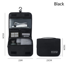 Load image into Gallery viewer, Travel Storage Bag Business Portable Wash Bag Foldable Hanging Bag Cosmestic Case Large Capacity Dry and Wet Seperation Bag