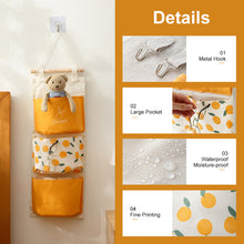 Load image into Gallery viewer, Wall Hanging Organizer Bag Sundries Storage Bag Bedroom Dormitory Wardrobe Hanging Pouch Waterproof Makeup Tools Organizer Bag
