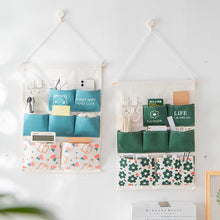 Load image into Gallery viewer, Wall Hanging Organizer Bag Sundries Storage Bag Bedroom Dormitory Wardrobe Hanging Pouch Waterproof Makeup Tools Organizer Bag