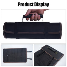 Load image into Gallery viewer, 22Pockets Roll Tool Bag Oxford Fabric Waterproof Wrench Drills Hand Tools Bag Electricians Mechanics Work Bag