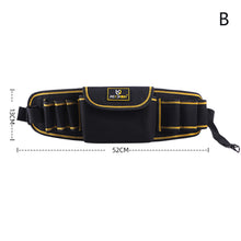 Load image into Gallery viewer, Multifunction Oxford Fabric Tools Bag Electricians Saddlebag Waterproof Canvas Hand Tools Wasit Bag Wrench Pliers Storage Bag