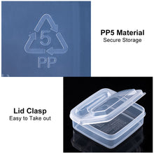 Load image into Gallery viewer, 2pcs Transparent Butter Cheese Storage Box Portable Refrigerator Fruit Vegetable Organizer Box Cheese Box